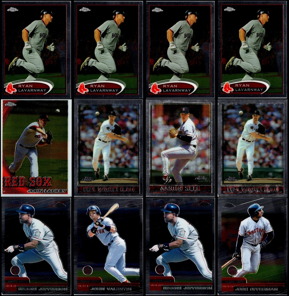 Topps Chrome Boston Red Sox (125) Card Lot - DON’T MISS OUT – NEXT TIME IT’S ... - Image 1 of 4