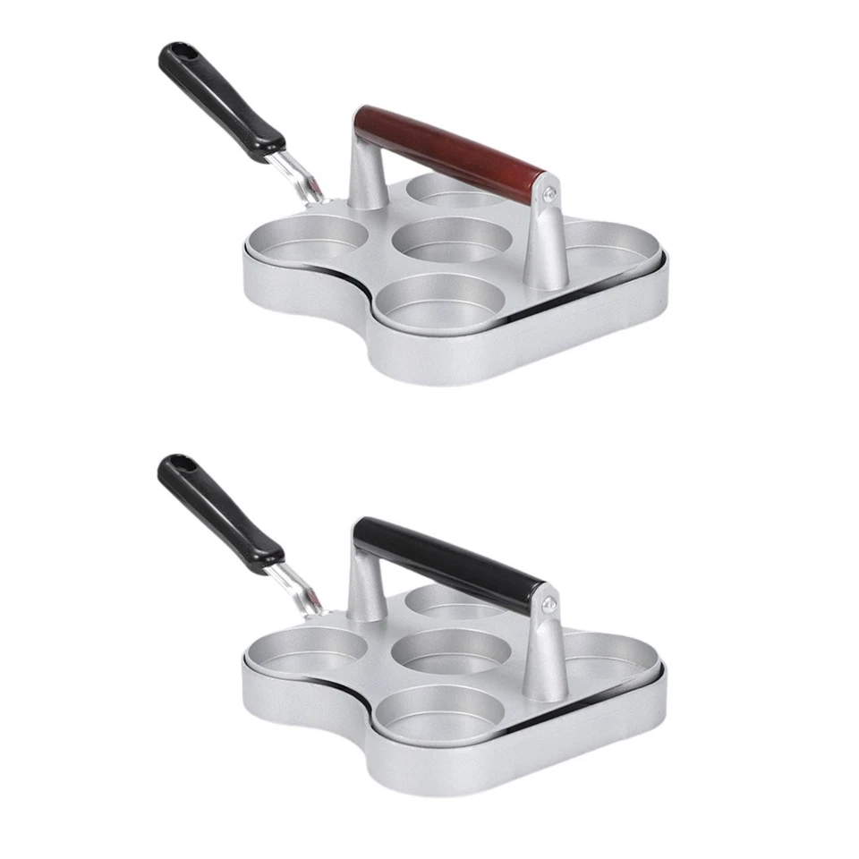 Pressa per hamburger in lega di alluminio antiaderente per bistecche alla - Immagine 1 di 1