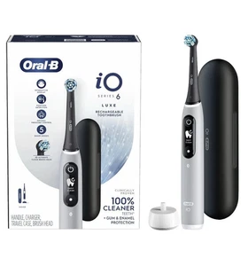 NEW Oral-B iO Series 6 Luxe Electric Toothbrush, Gray Opal - Picture 1 of 1