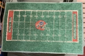 Vintage Game Used Buffalo Bills Turf Astroturf Red Helmet 80s 90s Kelly Reed Old - Bild 1 von 11