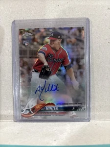 2018 Topps Chrome Rookie Auto Refractor /499 AJ Minter #RA-AM Auto RC - Bild 1 von 2