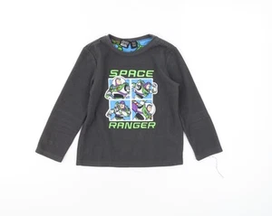 Disney Toy Story Boys' Black T-Shirt 3-4 Years Long Sleeve - Picture 1 of 12