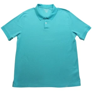 Camisa Polo Saddlebred L Comfort Flex Para Hombre 2 Botones Manga Corta Azul Ropa Deportiva - Imagen 1 de 5