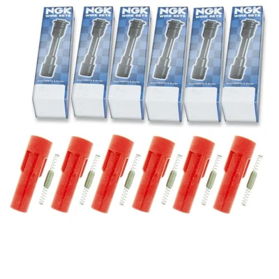 Bota bobina de ignição 6 peças NGK para 2001-2009 Subaru Outback 3.0L H6 - Direct nx - Imagem 1 de 4