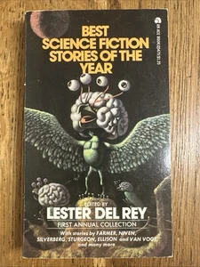 Beste Science Fiction Geschichten des Jahres - Lester del Rey 1973 US Ace PB Vintage - Bild 1 von 9