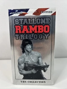 Sealed Trilogy RAMBO Special Edition Artisan VHS Collection Box Set - Imagen 1 de 4