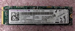 Union Memory AM6672 512GB NVMe M.2 PCIe GEN3 x4 Solid Drive SSS0L25133 | HD194 - Afbeelding 1 van 5