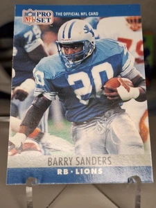 1990 NFL Pro Set #102 Barry Sanders - Bild 1 von 2