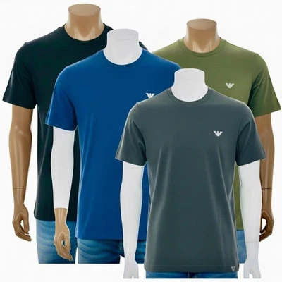 Men's  Armani Jeans tshirt  short sleeve crew neck logo Tee L, XL Foto 1 de 4