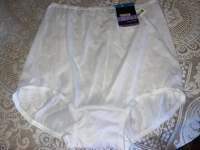 Винтажный Белые трусики Bali Freeform размер 2XL 9 2633 нейлоновые грибные ластовицы новые с ценниками - Изображение 1 из 4