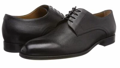 Hugo Boss shoes Brighton grainy leather UK10 - Made in Italy, running a bit big - Image 1 of 4