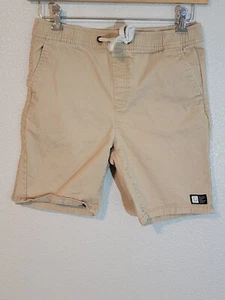 lira pull on casual shorts girls size XL bermuda chino flat front drawstring tan - Picture 1 of 8