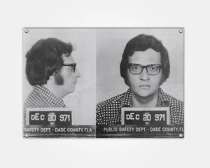 Larry King Wood Print 24"x15" | Celebrity Mugshot Booking Photo Pop Art - Picture 1 of 6