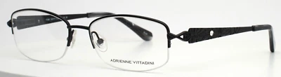 Gafas ovaladas negras para mujer ADRIENNE VITTADINI 1148 MBLK 53-17-135 B:33 Foto 1 de 4