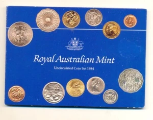 1984 Royal Australian Mint Uncirculated Coin Set of 6 coins - Bild 1 von 5