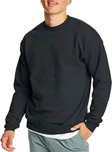 New Hanes Men's Eco-Smart Fleece, Pullover Crewneck Sweatshirt, Pack of 1 - Picture 1 of 4