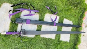 49-Inch blade Custom Long sword – Hand-Forged Blade with Twin Fullers - Picture 1 of 14