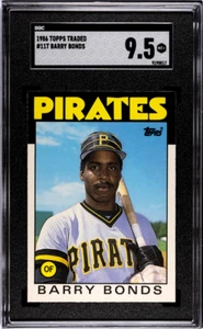 BARRY BONDS RC 1986 Topps Traded #11T Pirates Rookie SGC 9.5 - Picture 1 of 3