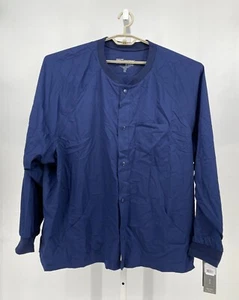 Grey's Anatomy by Barco Mens Warm Up Jacket 5XL Blue Raglan Moisture Wick 0406X - Picture 1 of 5