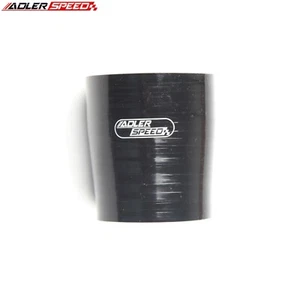 4Ply 3.75" To 3.5'' Straight Reducer 76.2mm Silicone Hose Coupler Pipe Black - Picture 1 of 7