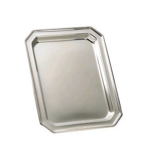 Plato de acero inoxidable Oneida Delco Simplicity 12" por 9 1/4"  Foto 1 de 1