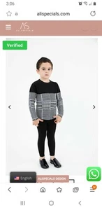 Ali Special Kids Sweater, Sz 4, Black/white, Nwt - Picture 1 of 5