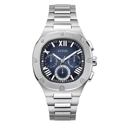 Orologio Uomo GUESS HEADLINE GW0572G1 Multifunzione Bracciale Acciaio Blu - Immagine 1 di 2