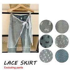 Floral Embroidery Lace Half-length Gauze Skirt Butt Curtain NEWNEW N0U4