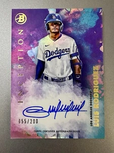 Bowman Inception 2021 Luis Rodríguez 55/200 Prospect On Card automático #PA-LR - Imagen 1 de 2