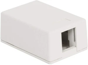 ICC Surface Mount Box with 1 Port, White - Imagen 1 de 3