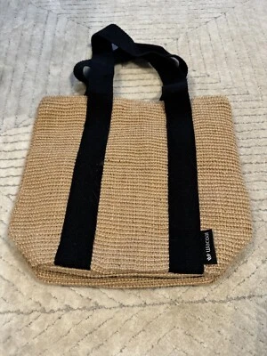 Bolso de Mano Wacoal Yute y Algodón Doble Correa con Bolsa de Muñequera Desmontable a Juego Foto 1 de 4