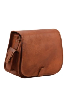 Bolso de Cuero para Cámara DSLR SLR Estuche Acolchado Cartera Mensajero Bolso Bandolera 11" Foto 1 de 4