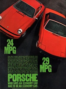 Porsche 911 y 914 1974 2,0 ""coches económicos"" anuncio a color original - Imagen 1 de 1