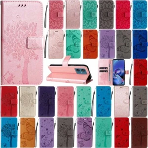 For Motorola Moto E13 G13 G53 G14 G54 G32 Flip Wallet Leather Phone Case Cover - Picture 1 of 56