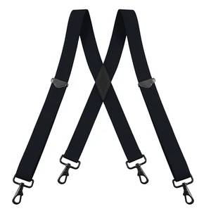 Kauflose modische Hosenträger für Herren - 48"" verstellbar 1 1/4"" - x Rückseite schwarze Haken - Bild 1 von 119