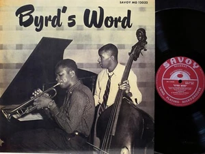 DONALD BYRD "BYRD'S WORD" SAVOY MG12032 Maroon Framed Laminate RVG MONO VG+/VG++ - Picture 1 of 3
