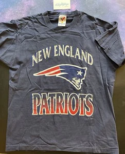 Vtg 1993 NFL New England Patriots T Shirt Single Stitch Mens Lg Football 90’s - Picture 1 of 12