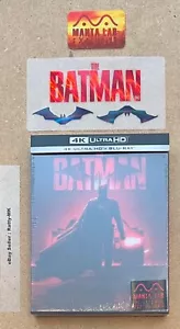 THE BATMAN - MANTA LAB DOUBLE LENTICULAR 4K + BLU RAY STEELBOOK - NEW (TBM-DLS) - Picture 1 of 7