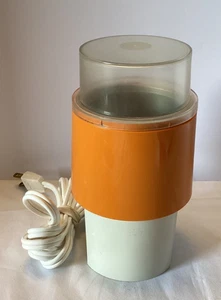 Vintage Moulinex Electric Coffee Grinder Retro Orange Made In France - 228.1.00 - Picture 1 of 3
