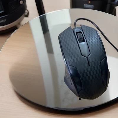 Imicro MO-159U USB Wired Optical Mouse Black  - Image 1 of 3