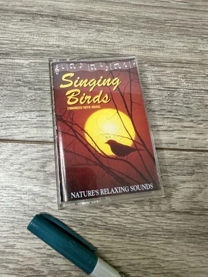 Vintage 1991 Singing Birds Cassette Nature Relaxing Sounds Harp Pan Flute USA - Image 1 of 4