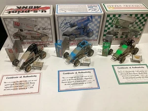 3 Stück 1/25 GMP Dirty Raced Swindell Kinser Blaney Sprint Autos - Bild 1 von 4