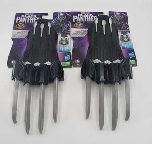 Pair Of Marvel Black Panther Slash Claws - Hasbro Toy Avengers - Picture 1 of 8