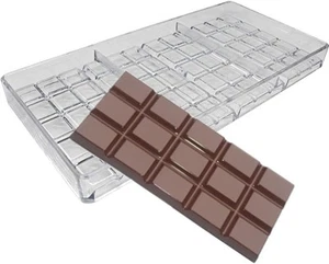 Chocolate Bar Maker Injection Hard Polycarbonate Chocolate Mold PC Candy Mould - Picture 1 of 8
