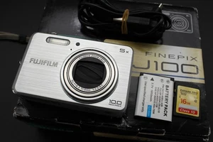 Fujifilm Digital Camera FinePix J100 10.0MP Silver Tested - Picture 1 of 5