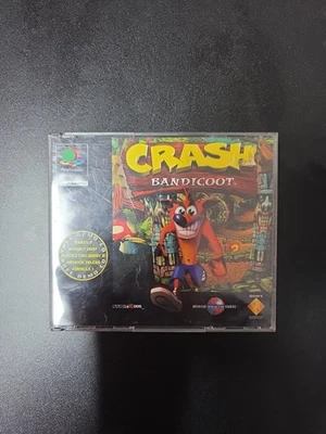 Crash Bandicoot Ps1 Big Box Case And Manual Only No Game  - Image 1 of 4