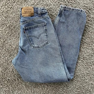 VINTAGE Levis 550 Orange Tab Relaxed Fit Jeans Men's Size 36X32 Blue Denim - Picture 1 of 17