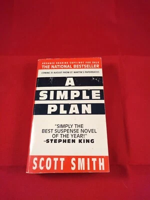 **SIGNED** A SIMPLE PLAN-SCOTT SMITH 1st Edition 1993 Paperback - Image 1 of 4