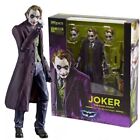 New Shf Dc Comics Batman Dark Knight Heath Ledger Joker 7" Action Figure Toy