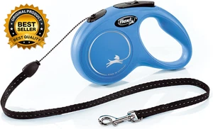 New Classic Cord Retractable Dog Leash for Small Dogs up to 26 Lbs. – 16 Ft., Bl - Picture 1 of 12